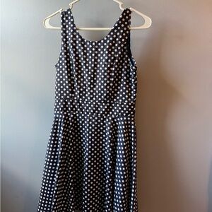 Polka dot retro tea dress
